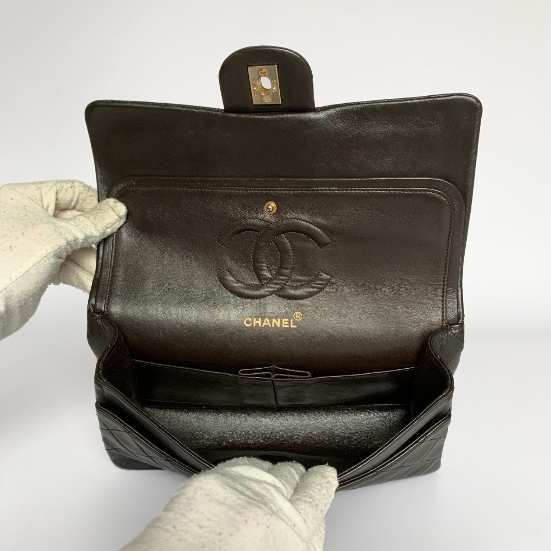 Chanel Chanel Classic Double Flap Bag Medium Lambskin Leather - Handbags - Etoile Luxury Vintage