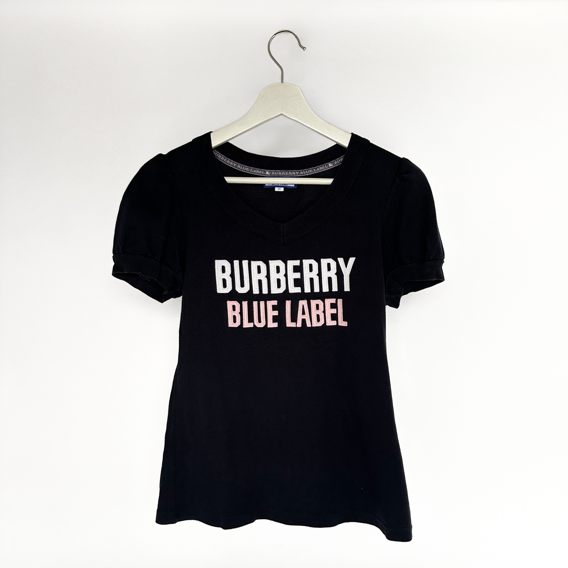 Burberry Logo T-Shirt Dark Blue Cotton | Etoile Luxury Burberry Logo T-Shirt Dark Blue Cotton | Etoile Luxury