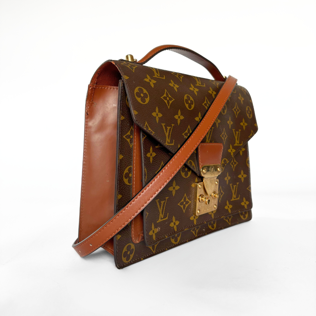 Louis Vuitton Monceau Monogram lærred