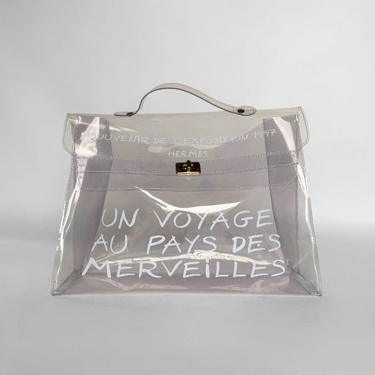 Hermès Hermès Kelly 40 Transparent Vinyl - Håndtasker - Etoile Luxury Vintage