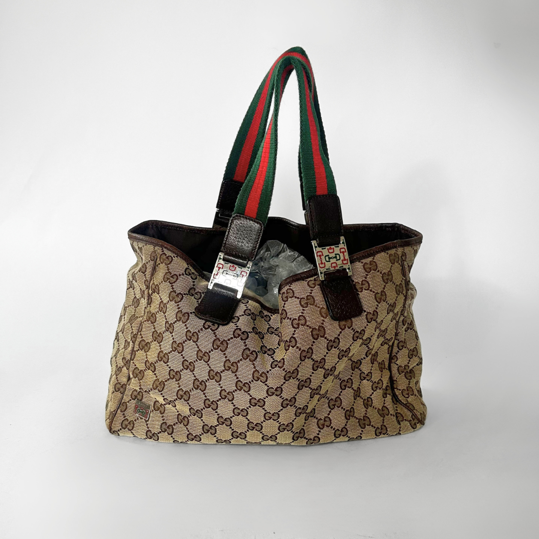 Gucci Supreme Sherry Tote Monogram Canvas
