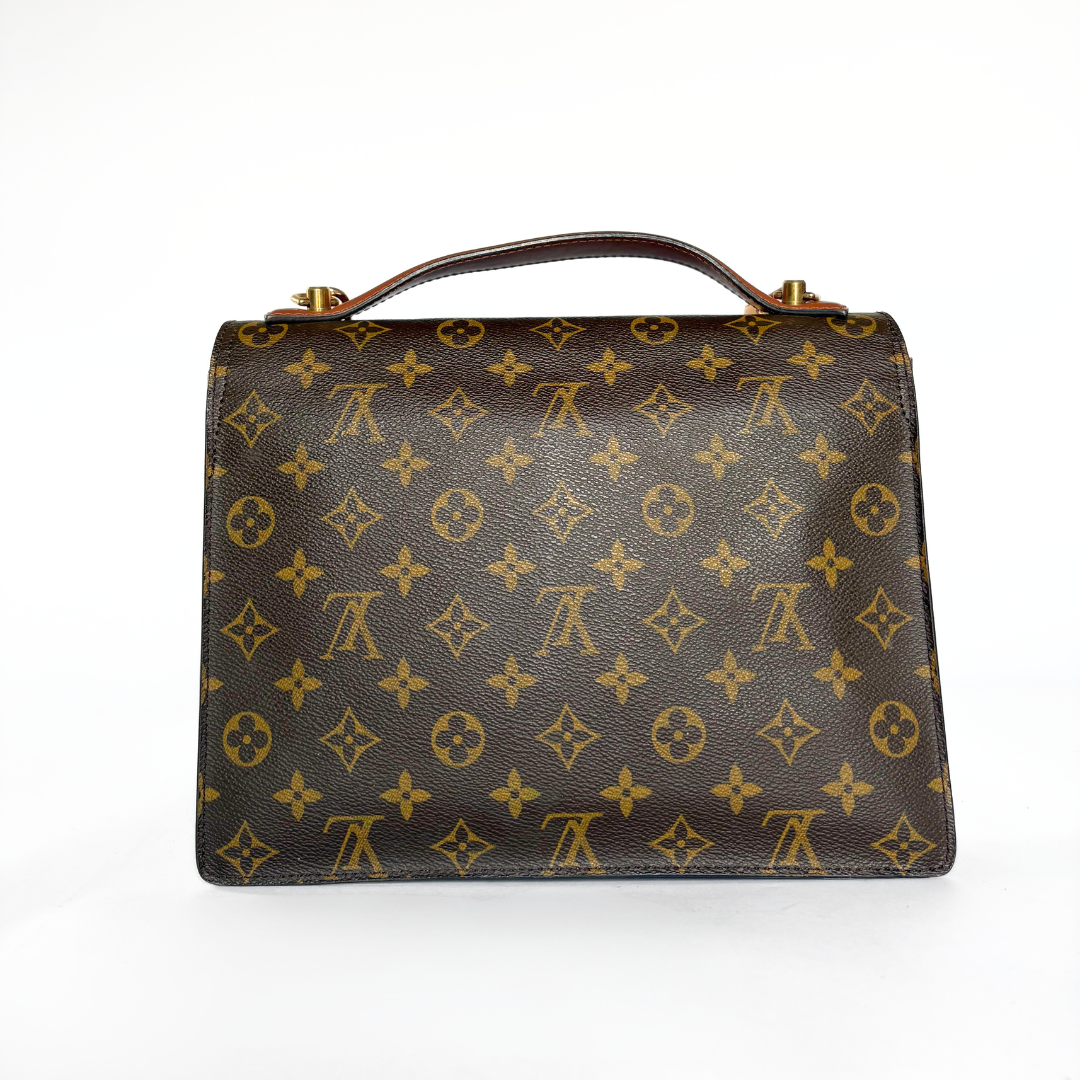 Louis Vuitton Monceau Monogram lærred