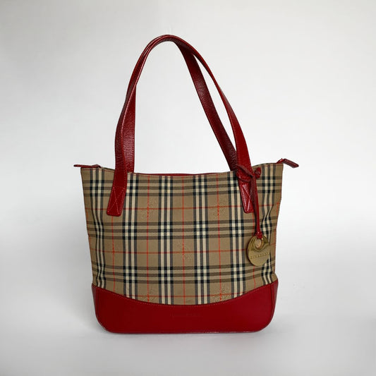 Burberry Burberry Tote Bag Canvas - Τσάντα ώμου - Etoile Luxury Vintage