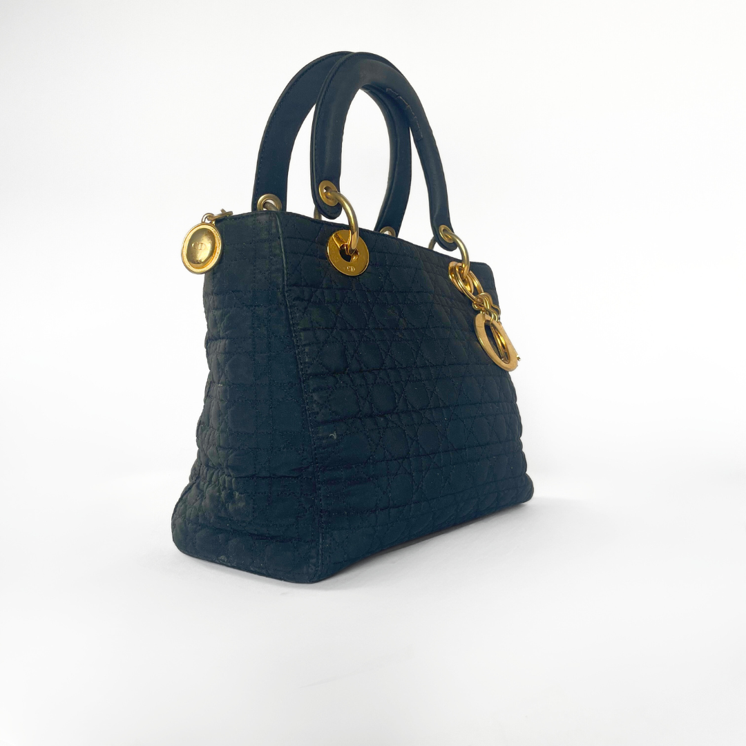 Dior Lady Dior Cannage Microfiber