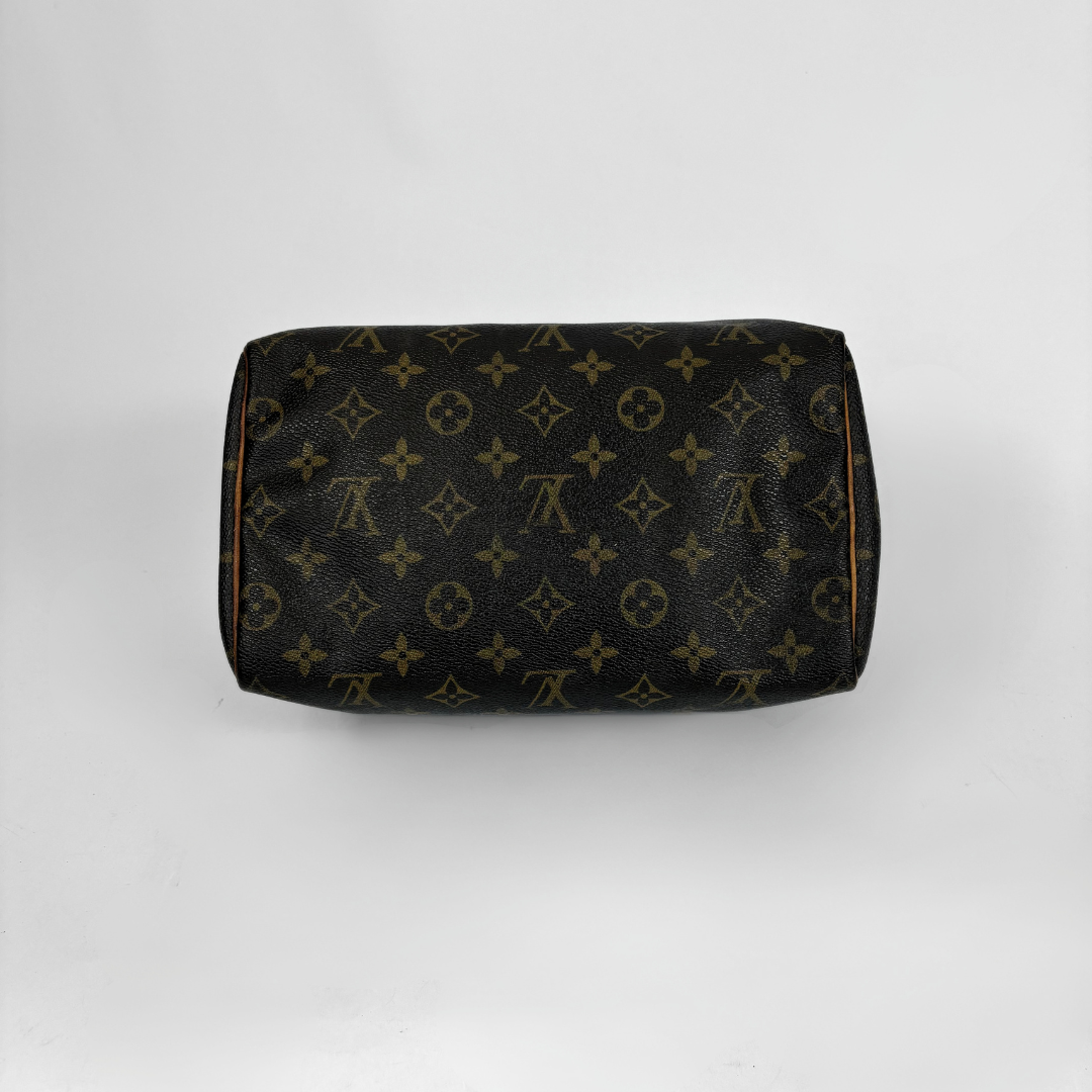 Louis Vuitton Speedy 25 on a white background