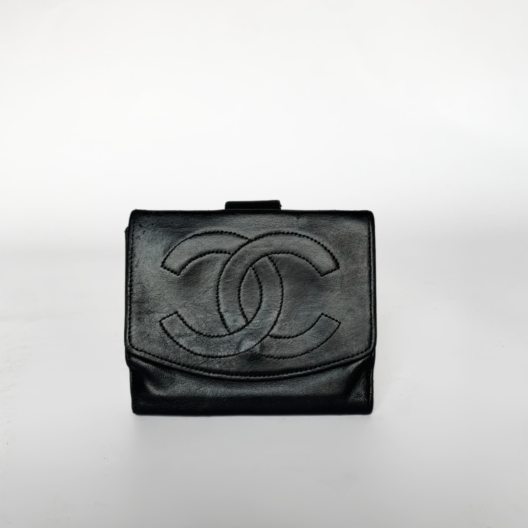 Chanel Chanel Portemonnee Klein Lamsleer - Portemonnees - Etoile Luxury Vintage
