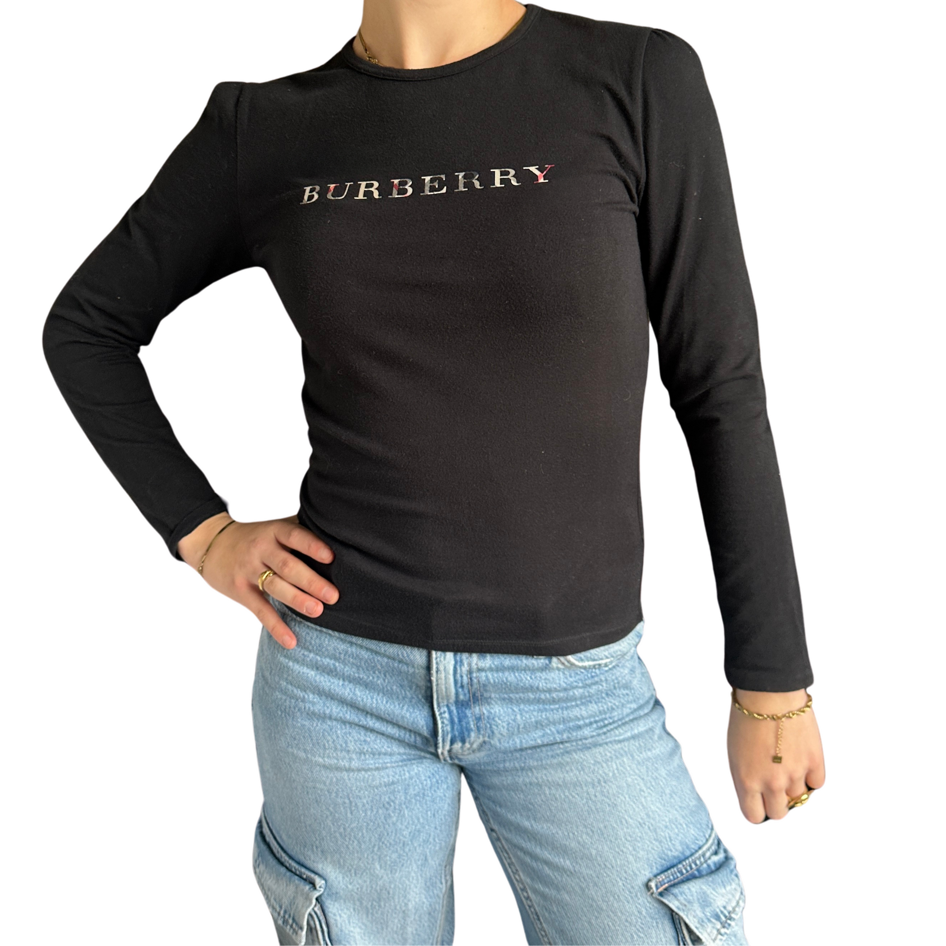 Burberry Burberry Logo-T-Shirt aus Baumwolle - Kleidung - Etoile Luxury Vintage