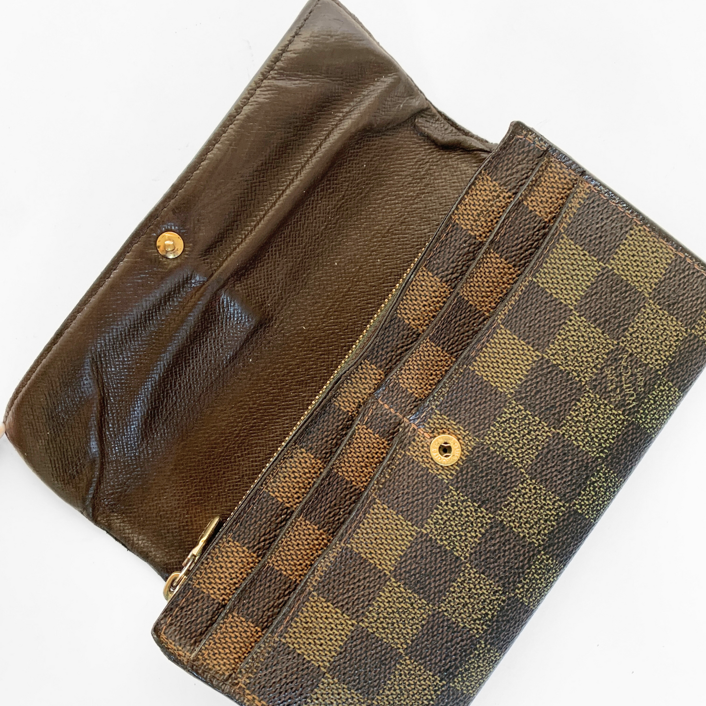 Louis Vuitton Louis Vuitton Wallet Large Damier Ebene Canvas - Wallets - Etoile Luxury Vintage