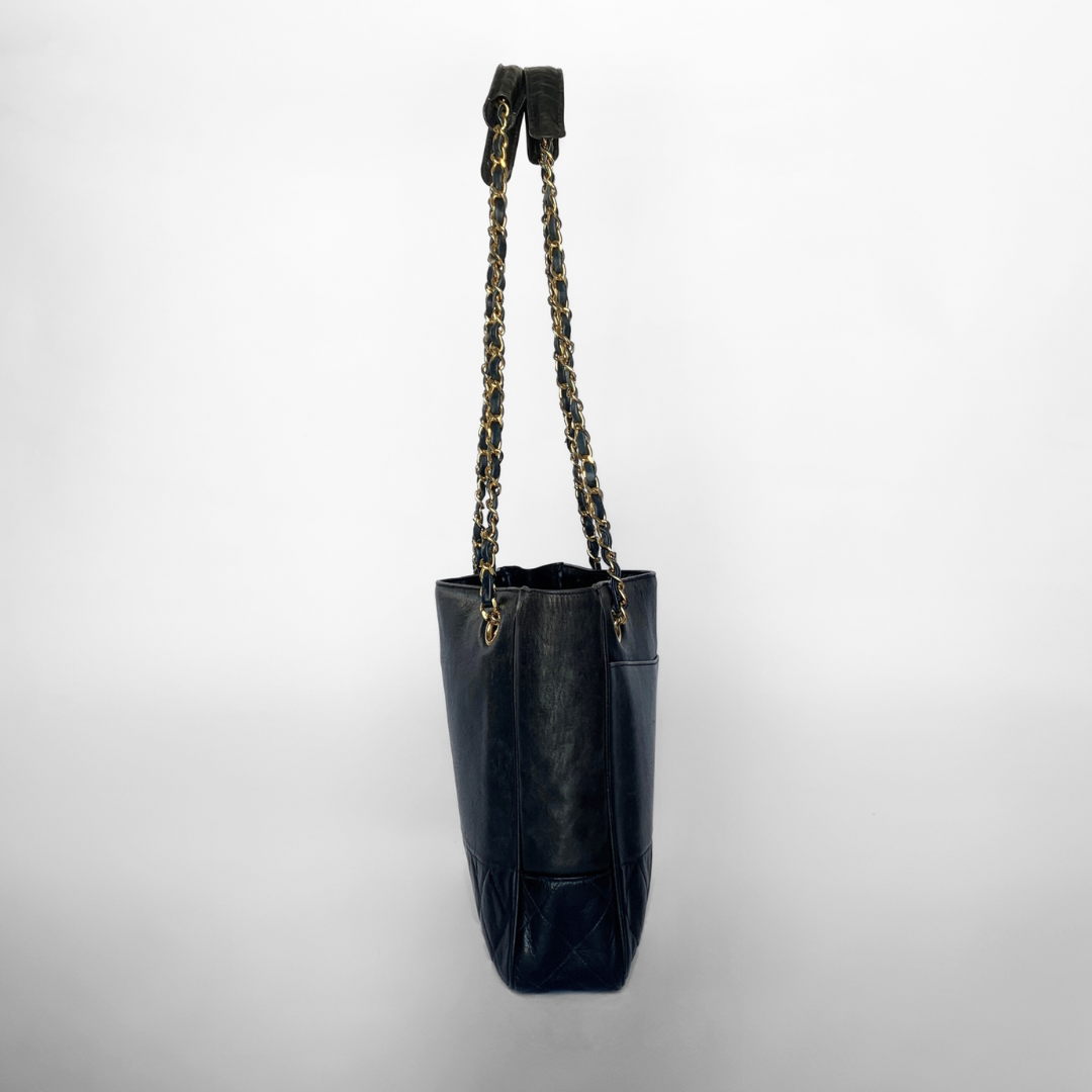 Chanel Shopper Lambskin Leather Etoile Luxury Vintage l Etoile de Saint Honore