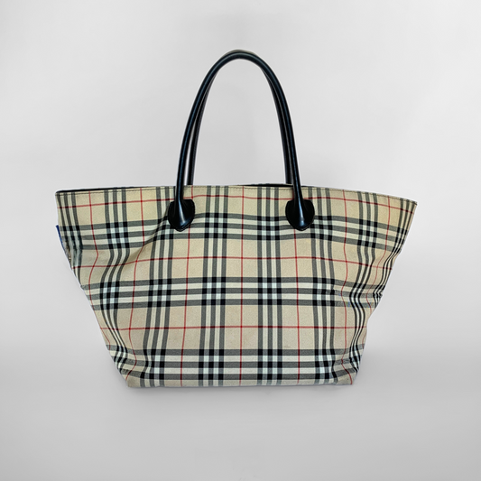 Burberry Burberry Tote Bag Canvas - Shoppers - Etoile Luxury Vintage