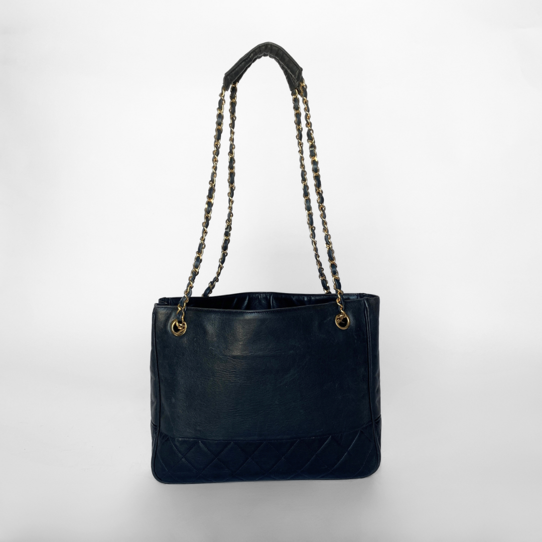 Chanel Shopper Lambskin Leather Etoile Luxury Vintage l Etoile de Saint Honore