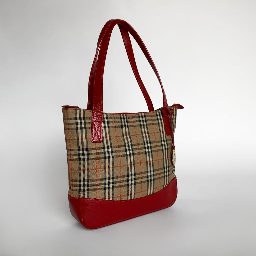 Burberry Burberry Tote Bag Canvas - Shoulder bag - Etoile Luxury Vintage