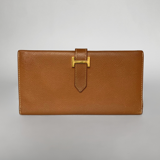 Herm&egrave;s Hermes B&eacute;arn Wallet Epsom Leather - Wallets - Etoile Luxury Vintage