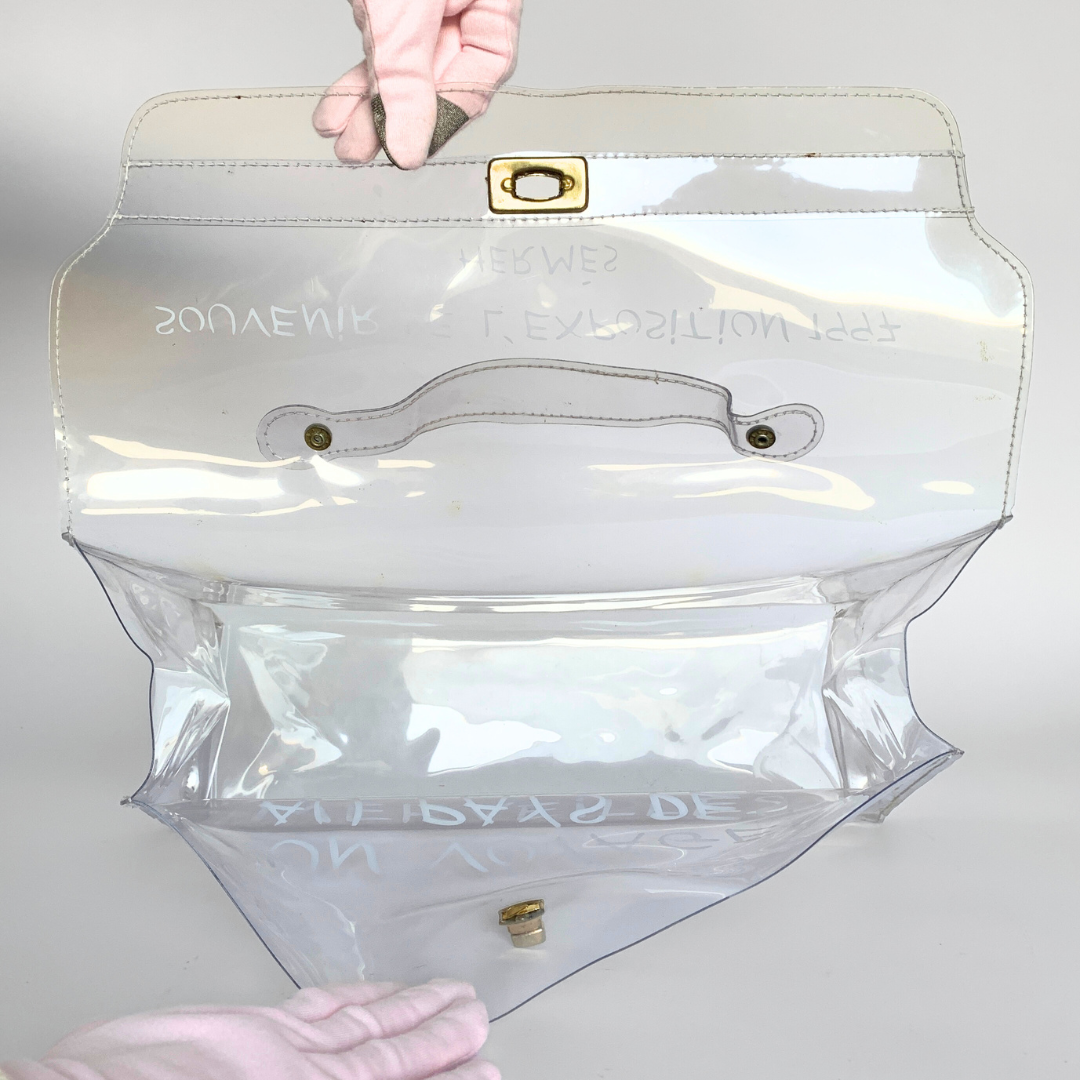 Hermes Kelly 40 Transparent Vinyl