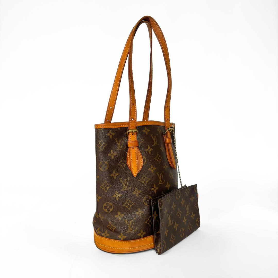 Louis Vuitton Bucket Petit Monogram Canvas