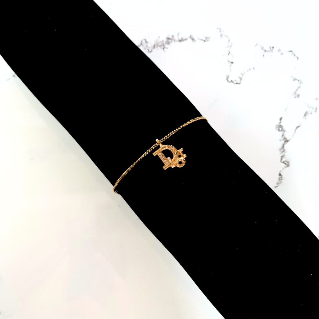 Louis Vuitton Dior Halsband Guldfärgad metall - Halsband - Etoile Luxury Vintage