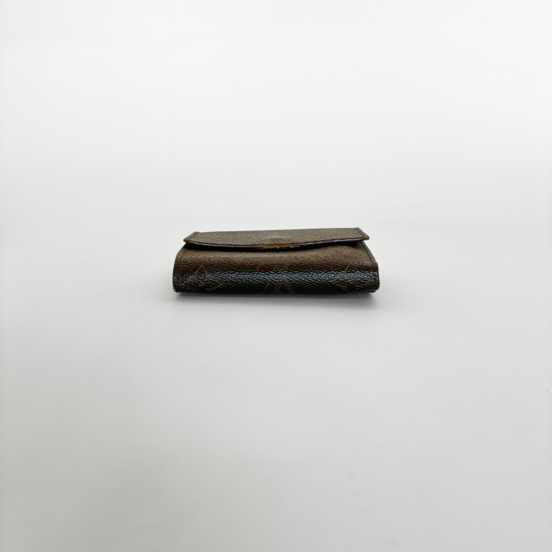 Louis Vuitton Druk Brieftasche Monogramm Leinwand