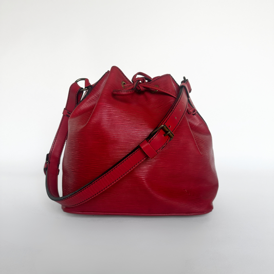 Louis Vuitton Louis Vuitton Petit Noé Red Epi Leather - Skulderveske - Etoile Luxury Vintage