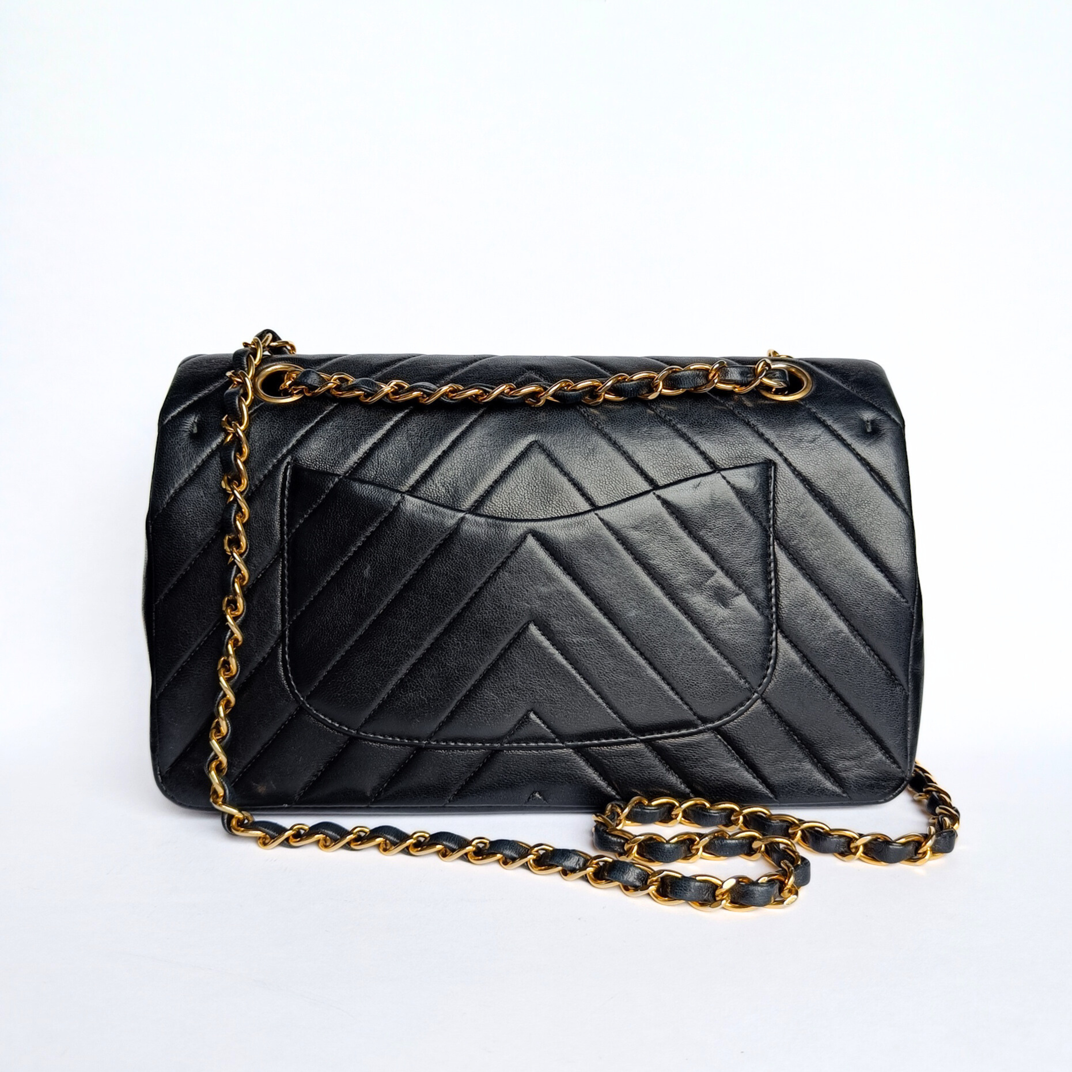 Chanel Chevron Classic Flap bag Medium Lambskin Leather  lÉtoile de Saint  Honoré