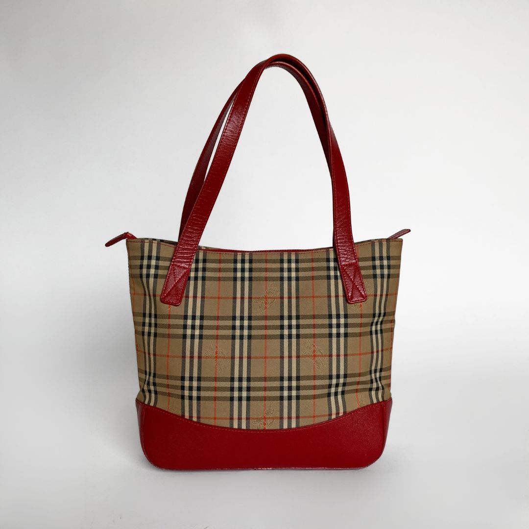 Burberry Burberry Tote Bag Canvas - Shoulder bags - Etoile Luxury Vintage