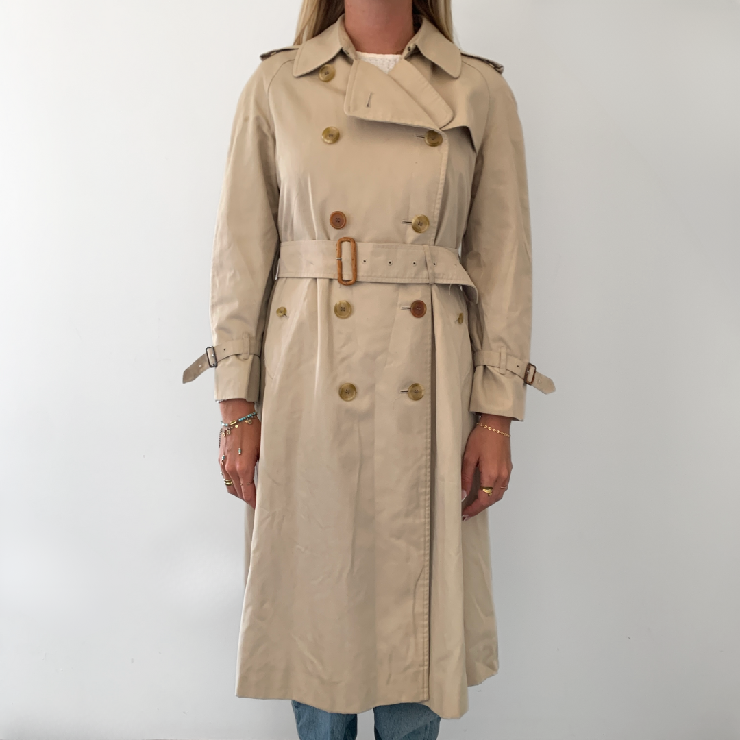 Old burberry trench coat best sale