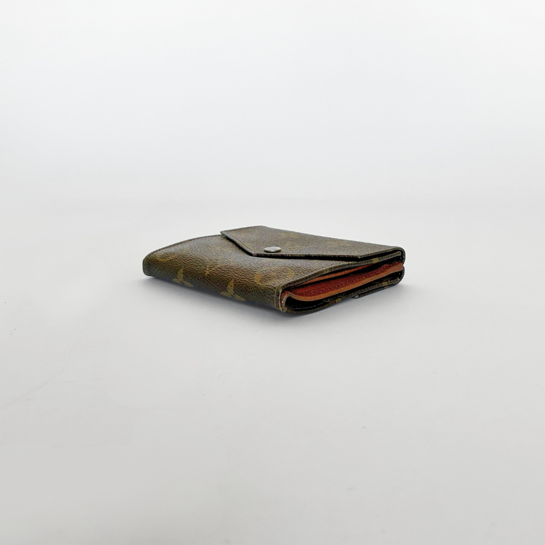 Louis Vuitton Druk Brieftasche Monogramm Leinwand