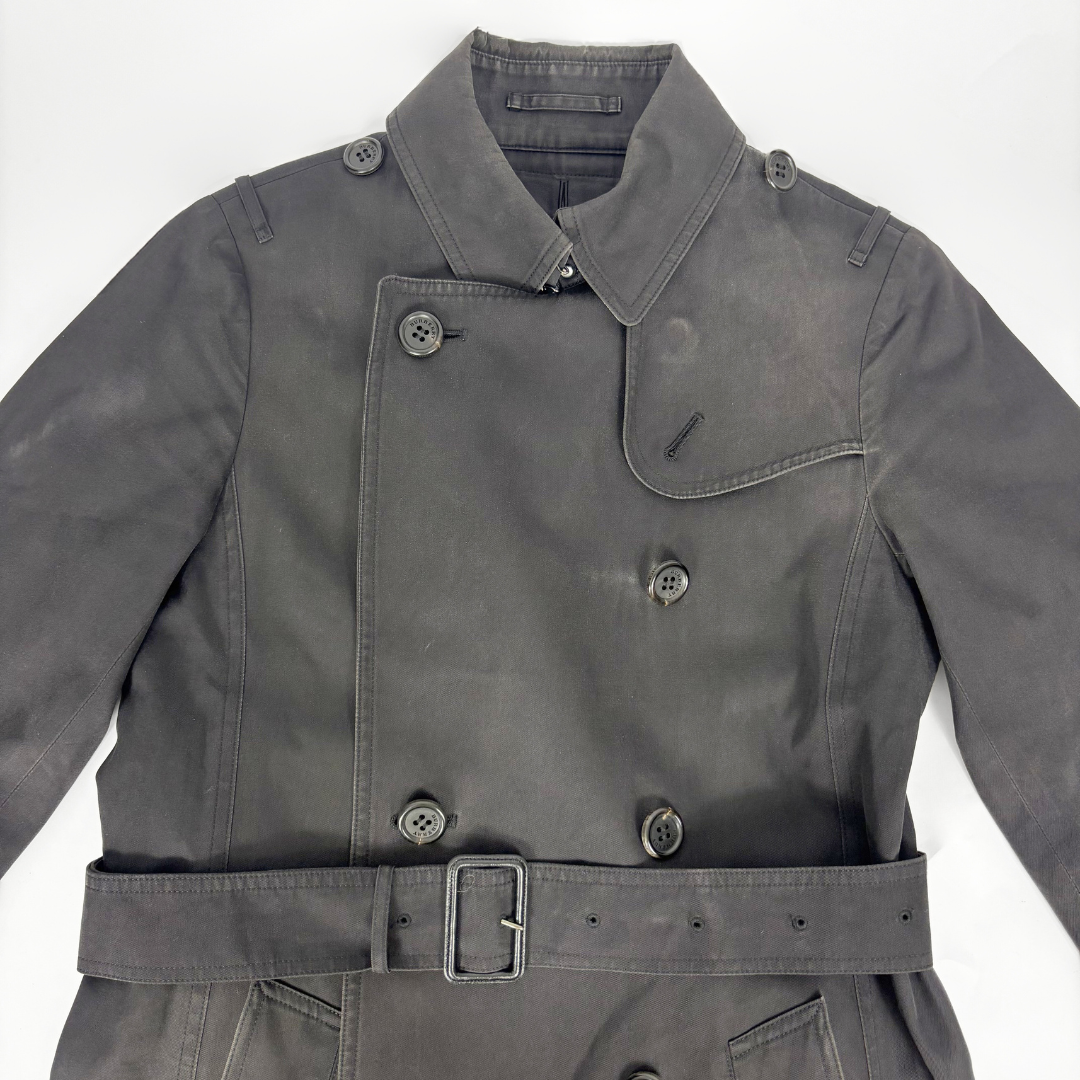 Burberry Schwarzer Trenchcoat Wat