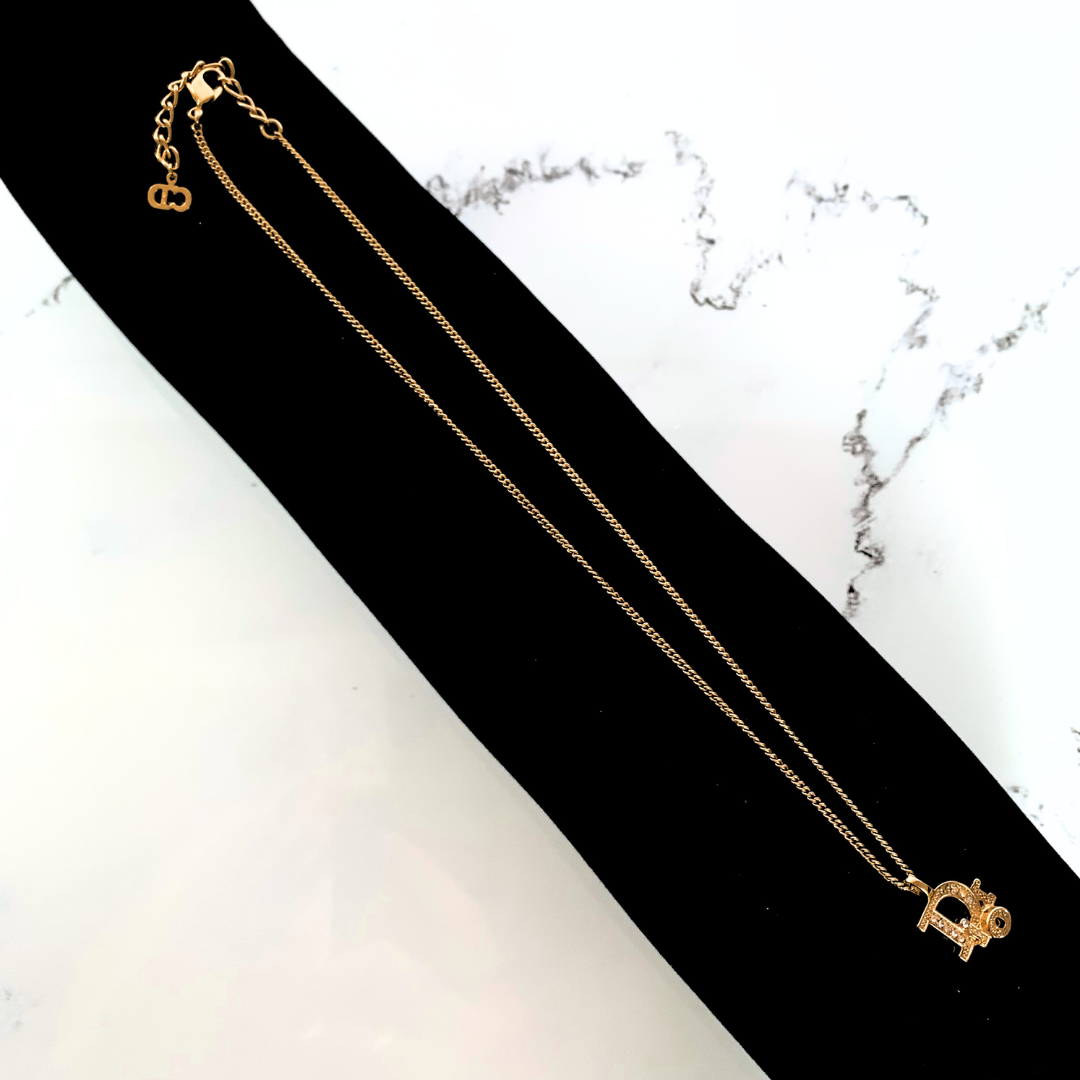 Louis Vuitton Dior Halskette Goldfarbenes Metall - Halsketten - Etoile Luxury Vintage