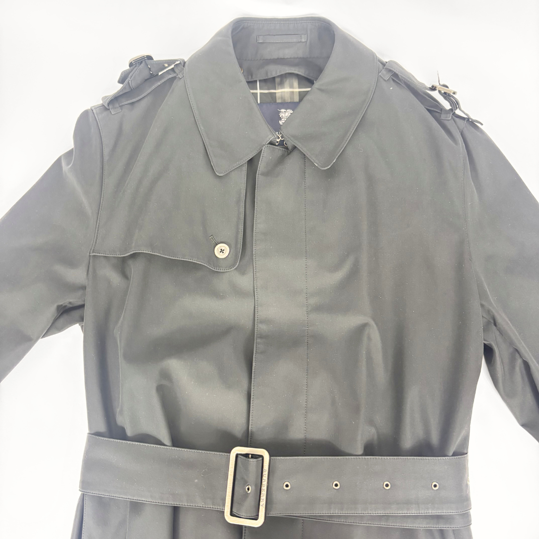 Burberry Schwarzer Trenchcoat