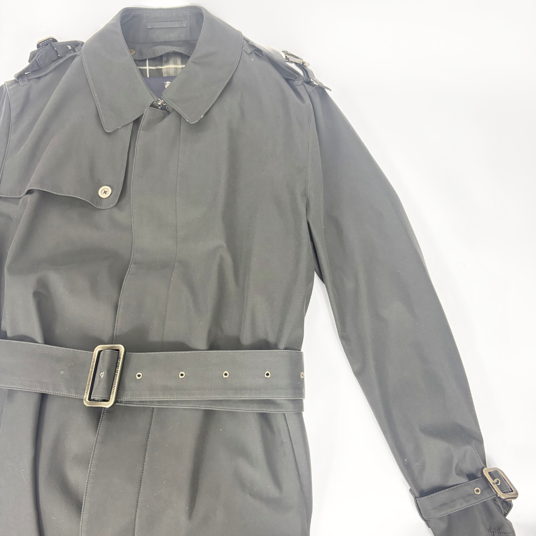 Burberry Schwarzer Trenchcoat