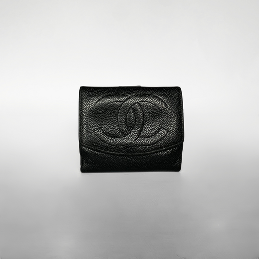 Chanel Chanel Lommebok Small Caviar Leather - Lommebøker - Etoile Luxury Vintage