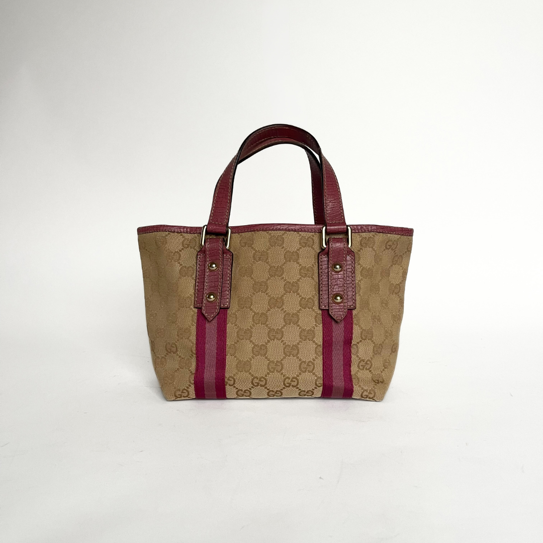 Gucci Gucci 2way Shopper Monogram Canvas - Handbags - Etoile Luxury Vintage