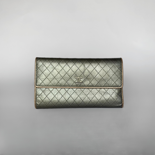 Chanel Chanel CC Portemonnee Groot Leer - Portemonnees - Etoile Luxury Vintage