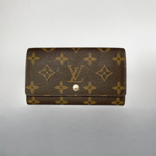 Louis Vuitton Louis Vuitton Mittelgroße Geldbörse mit Monogramm-Leinwand - Geldbörsen - Etoile Luxury Vintage