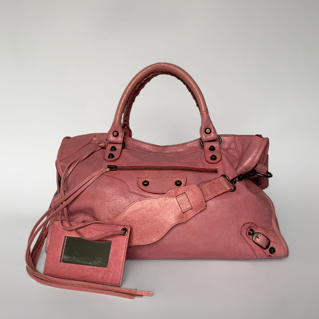 Balenciaga Balenciaga City Bag Leer - Schoudertassen - Etoile Luxury Vintage
