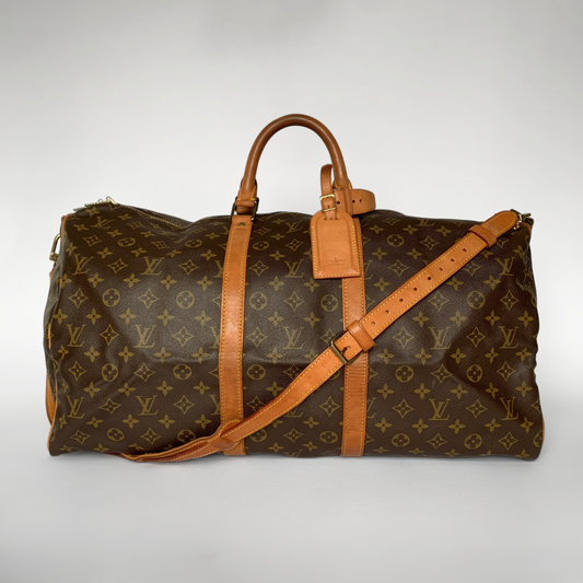 Louis Vuitton Louis Vuitton Keepall 55 Bandouli&egrave;re Monogram Canvas - Travel bags - Etoile Luxury Vintage