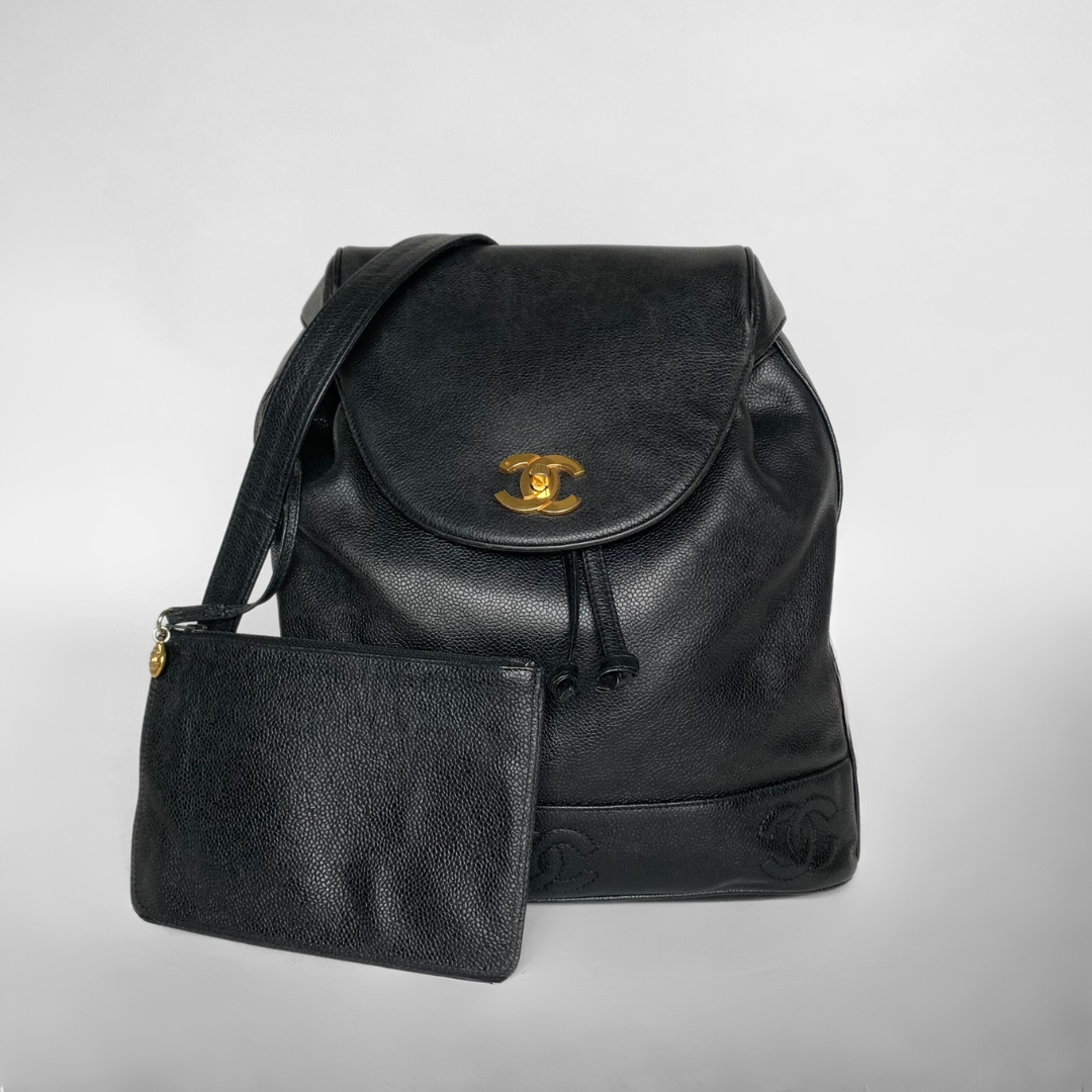 Chanel Chanel CC Backpack Leather - Backpacks - Etoile Luxury Vintage