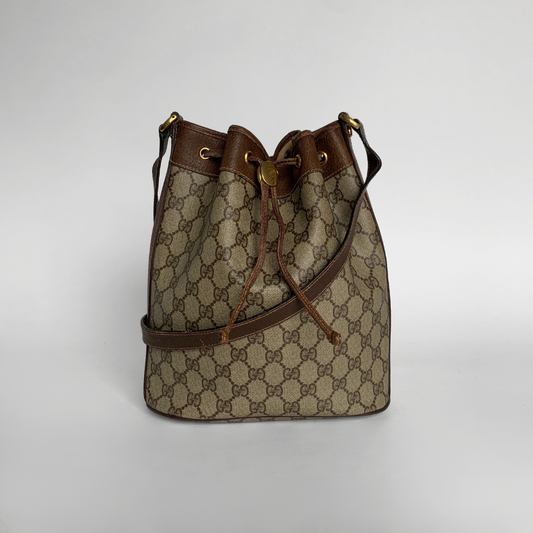 Gucci Gucci Bucket Taske Monogram Canvas - Skuldertasker - Etoile Luxury Vintage