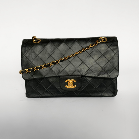 Chanel Chanel Klassisk dobbel Flap Bag Medium lammeskinn - Håndvesker - Etoile Luxury Vintage