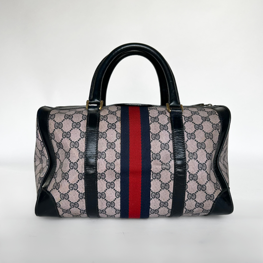Gucci Gucci Torba do kręgli Monogram Canvas - Torebki - Etoile Luxury Vintage