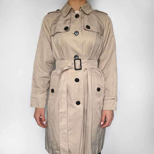 Burberry Burberry Trench Coat Linen Blend - Clothing - Etoile Luxury Vintage