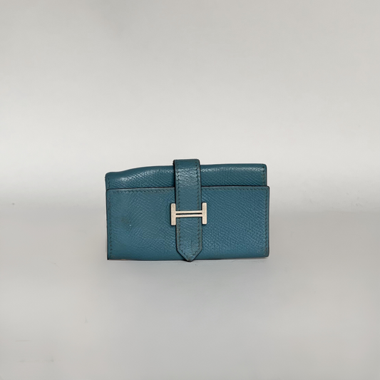 Herm&egrave;s Herm&egrave;s Bearn Key Holder Chevre De Coromandel Leather - Key holders - Etoile Luxury Vintage