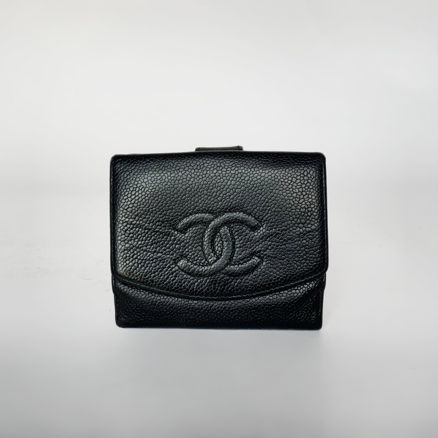 Chanel Chanel CC Wallet Klein Kaviaarleer - Portemonnees - Etoile Luxury Vintage