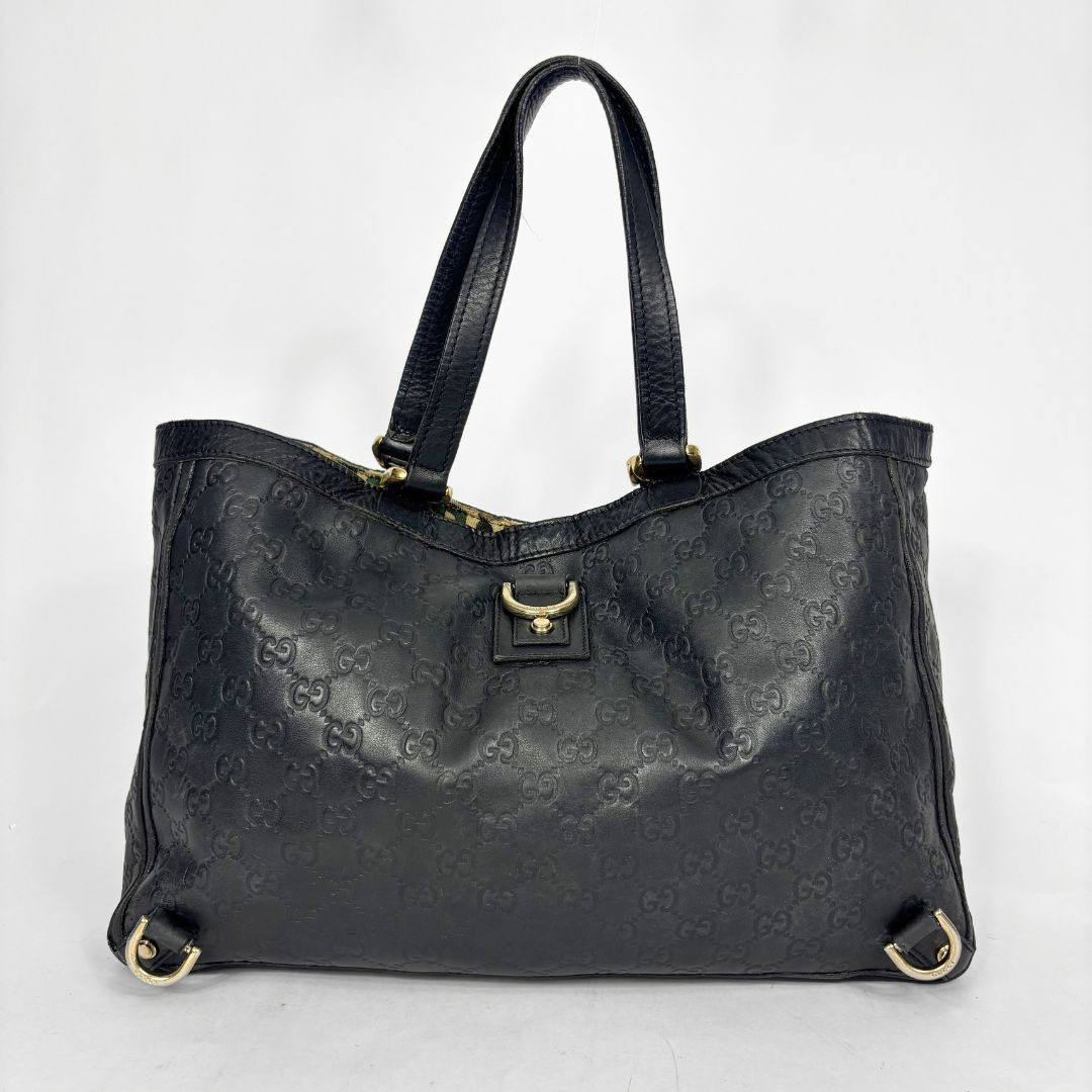 Gucci Sort læder, to sider vendbar