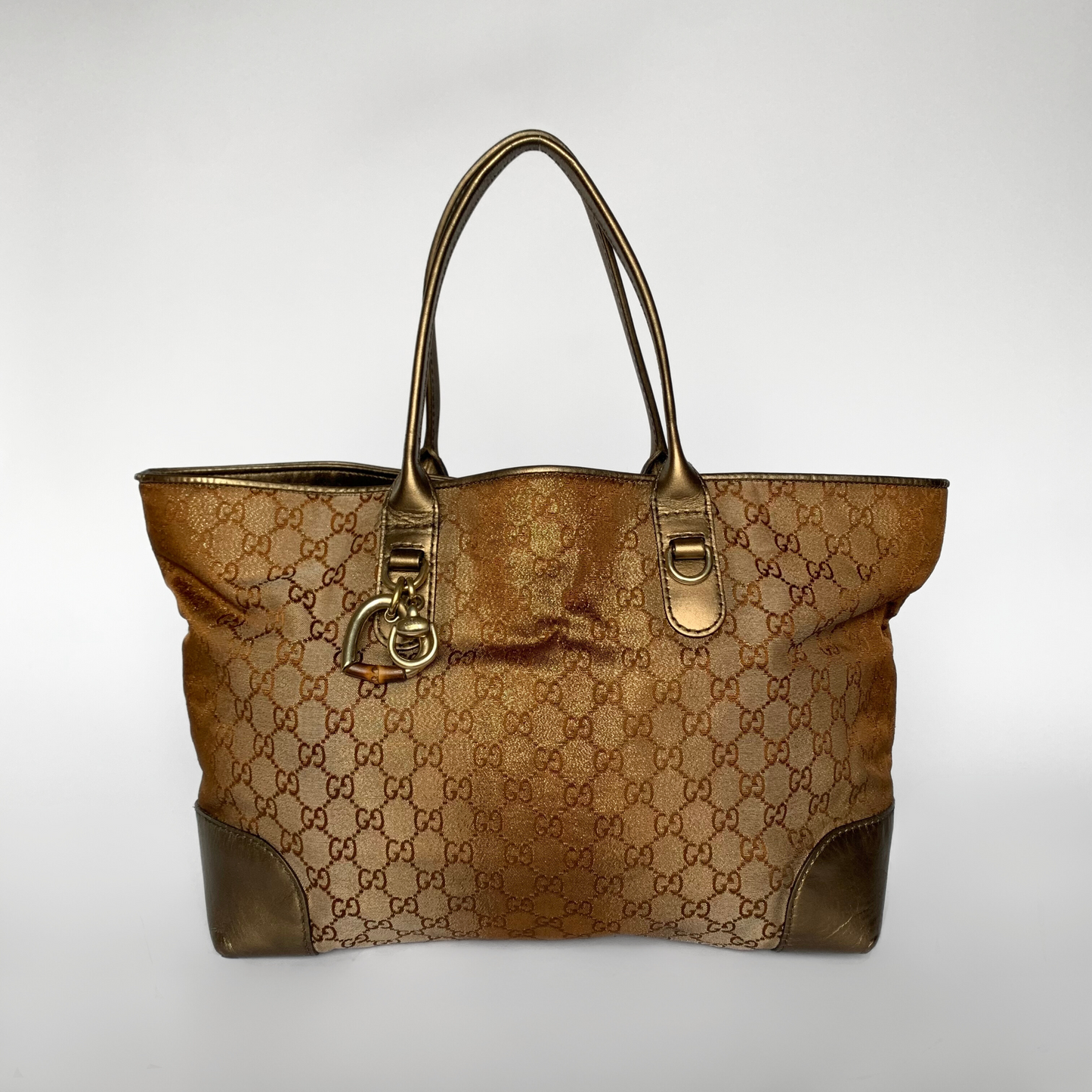 Gucci Gucci Bolsa Monogram Canvas - Bolsa de ombro - Etoile Luxury Vintage