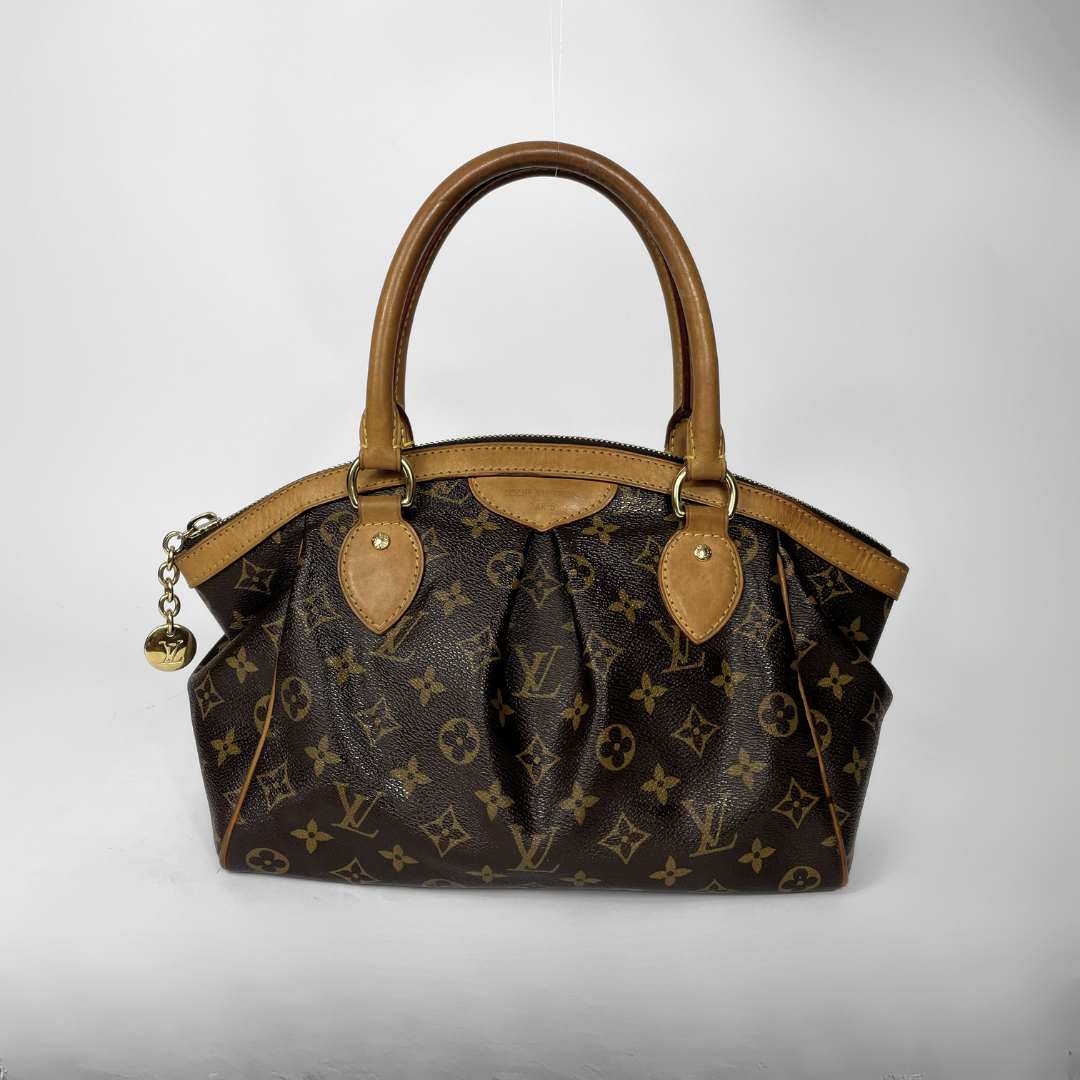 Louis Vuitton Tivoli PM Monogram on a white background