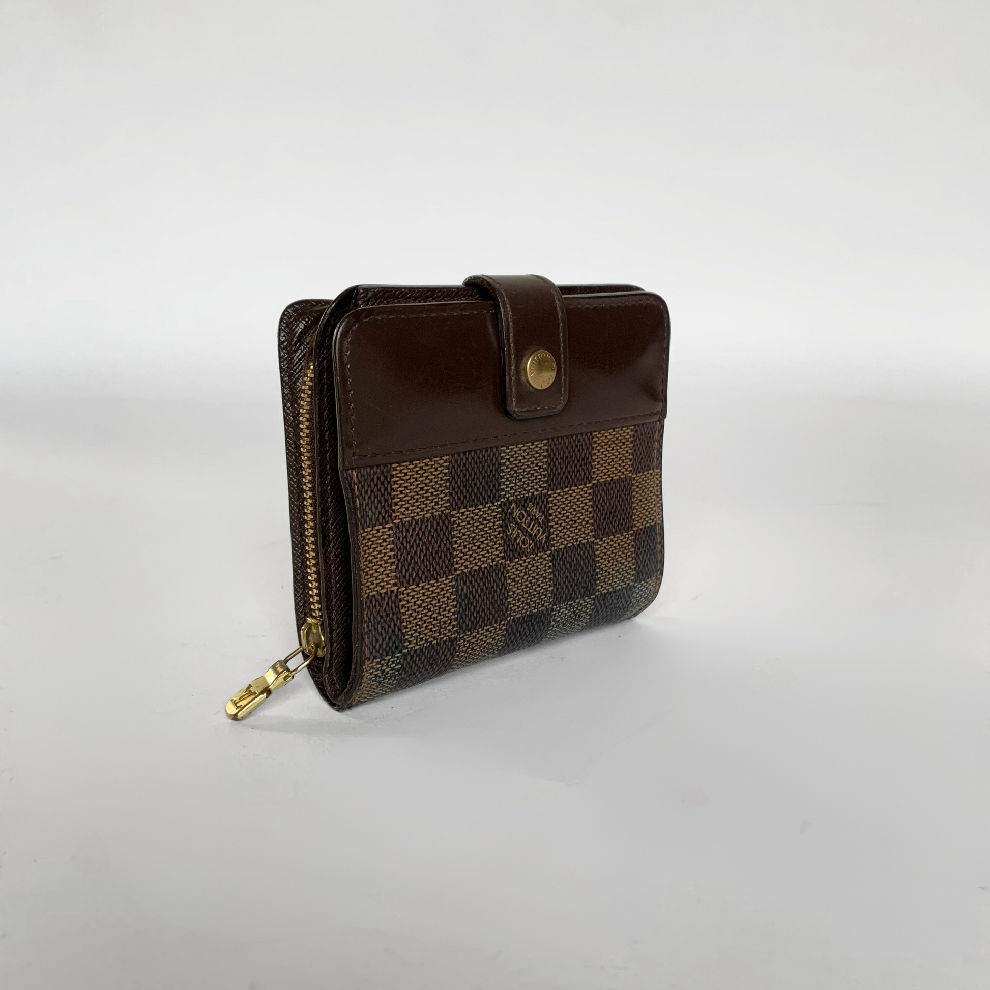 Louis Vuitton Louis Vuitton Zipper Wallet Damier Ebene Canvas - wallet - Etoile Luxury Vintage
