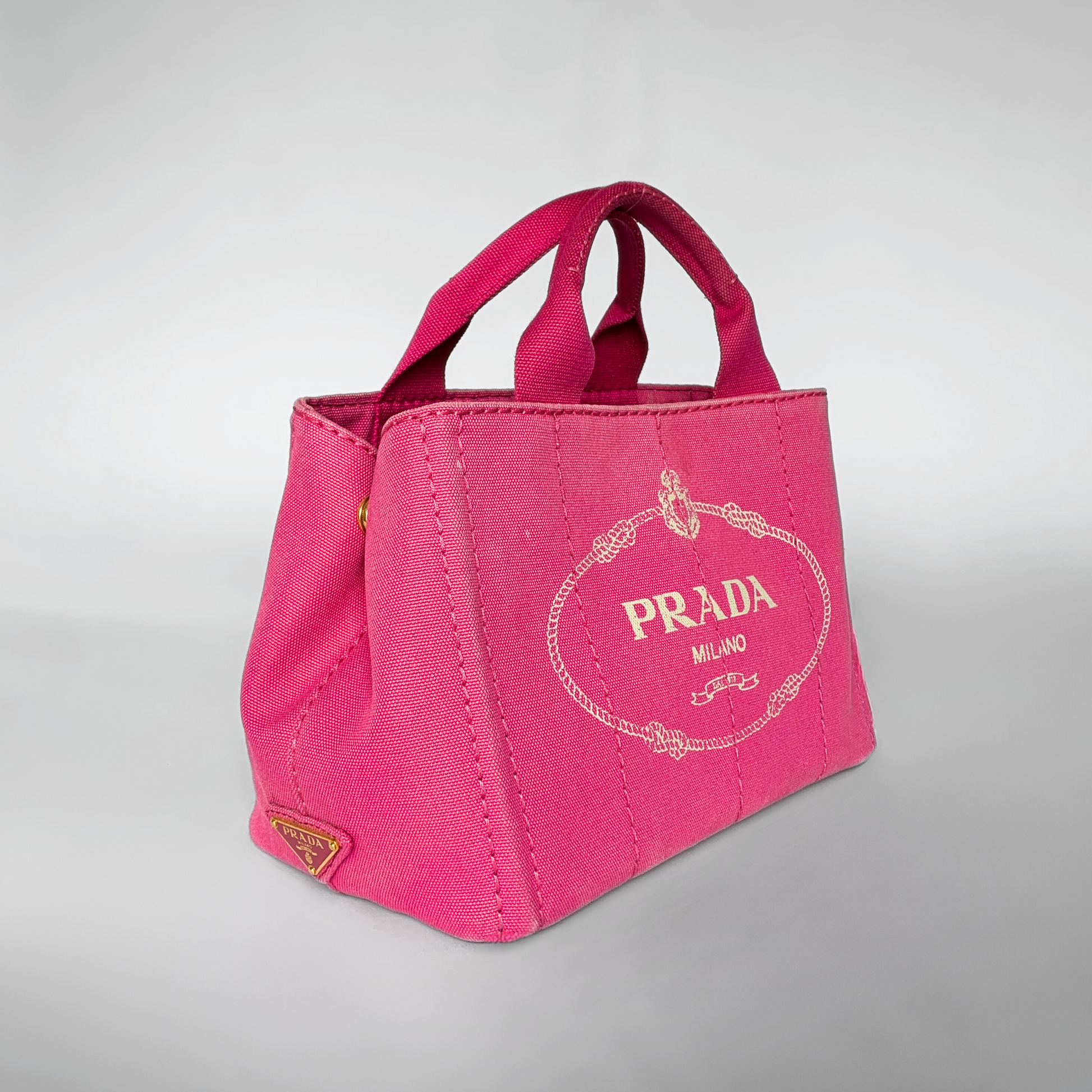 Prada Canapa Tote Pink | Étoile Luxury Vintage – l'Étoile de Saint Prada Canapa Tote Pink | Étoile Luxury Vintage – l'Étoile de Saint