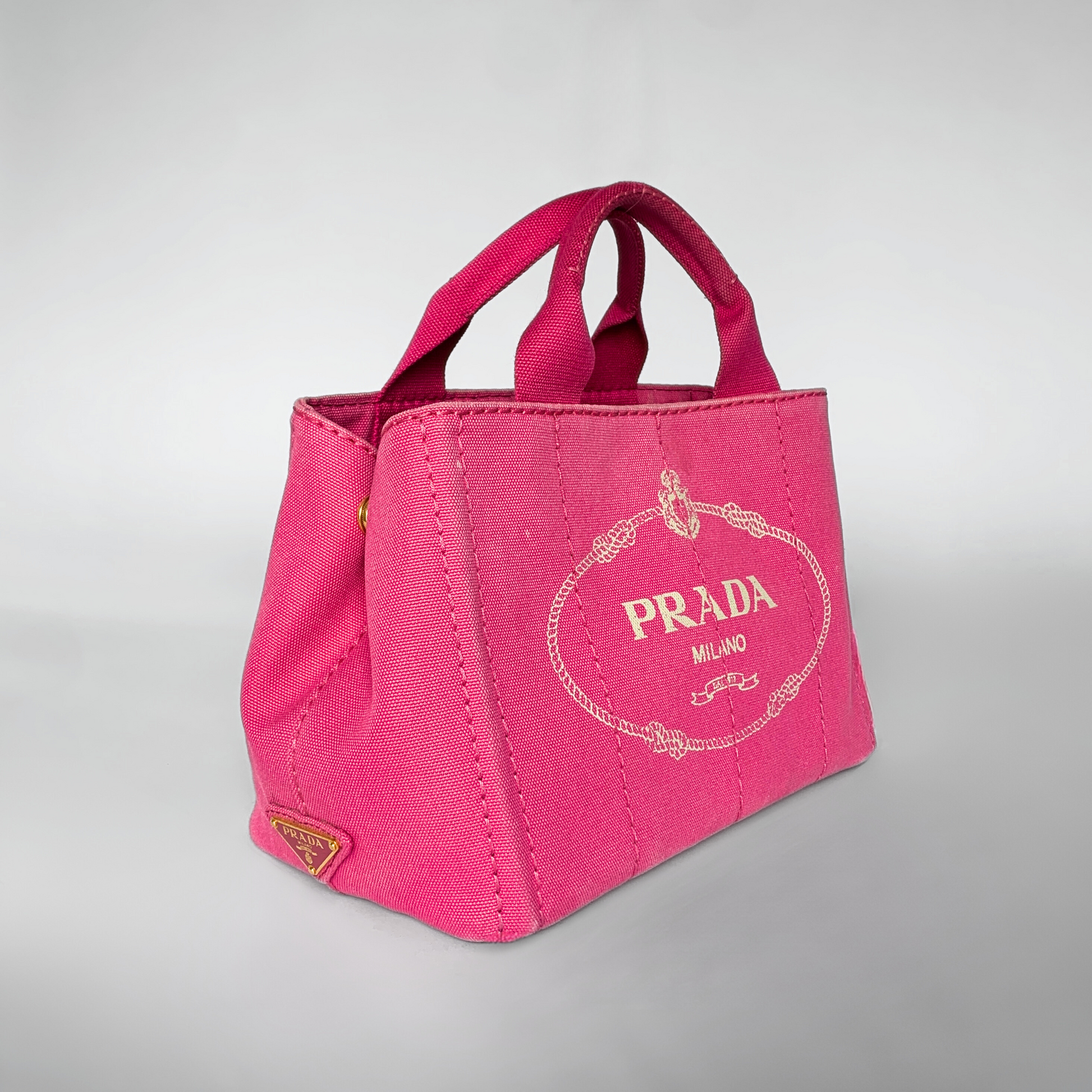 Prada Prada Canapa Bag Small Canvas - Handbags - Etoile Luxury Vintage