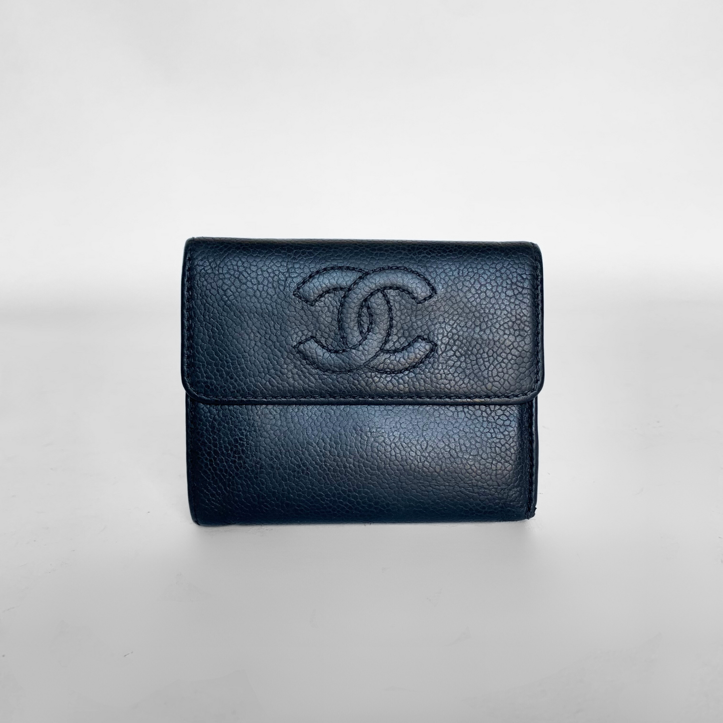 Chanel Chanel Portemonnee Klein Kaviaarleer - portemonnee - Etoile Luxury Vintage